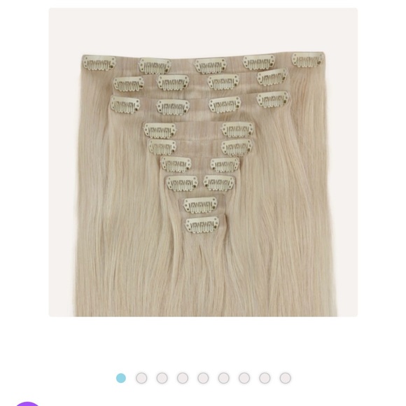 Zala Seamless 9 Piece Clip-In 20” Remy Hair Extensions NEVER WORN, only tried on - Picture 7 of 12